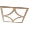 Ekena Millwork Statesman Wood Fretwork Pierced Ceiling Medallion, Red Oak, 40"OD x 25 5/8"ID x 3/8"T CMWP40X40X0375STRO - alternate 2